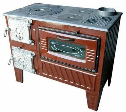 Отопительно-варочная печь МастерПечь ПВ-03 с духовым шкафом, 7.5 кВт в Магадане