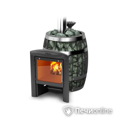 Дровяная банная печь TMF Саяны II Carbon Витра ЗК в Магадане