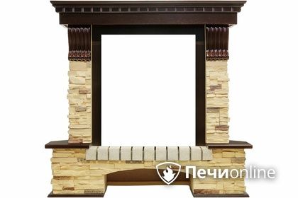 Портал для электрокамина Royal Flame Pierre Luxe угловой сланец под классический очаг в Магадане