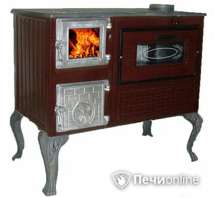Отопительно-варочная печь МастерПечь ПВ-06 с духовым шкафом, 7.5 кВт в Магадане