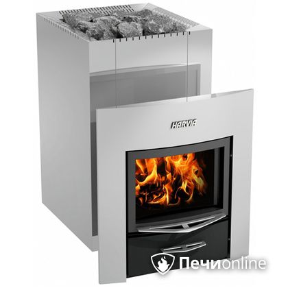 Дровяная банная печь Harvia 22 Duo Steel (Wk220) в Магадане