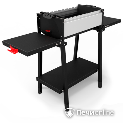 Мангал Grillver Крафтикс Сильвер на подставке в Магадане