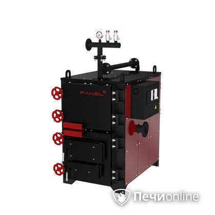 Твердотопливный котел Термокрафт Fakel-M 100 кВт стальной жаротрубный в Магадане